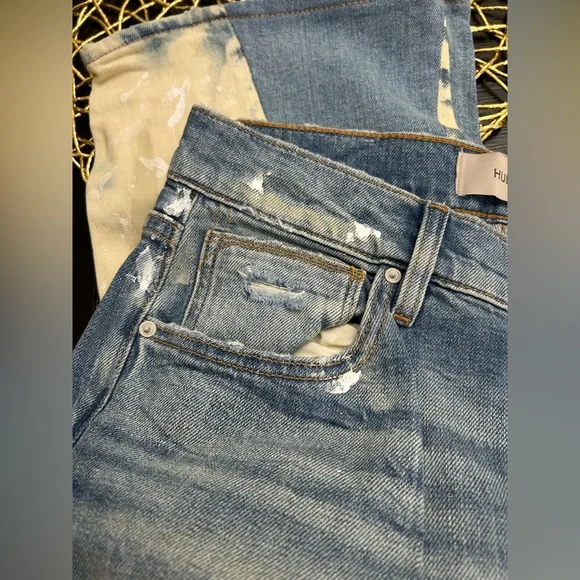 Hudson Jeans Walker Kick Flare Jean Men's in Painter Blue, 29 - Picture 10 of 12